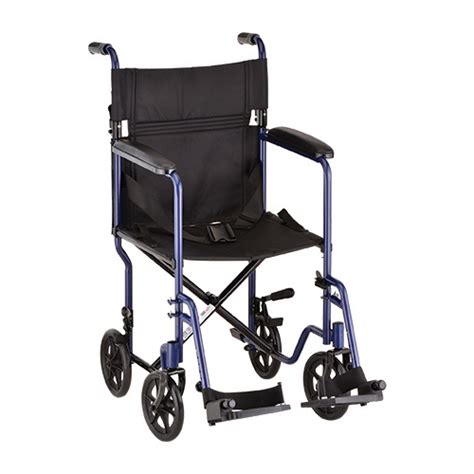 Nova 19" Steel Transport Chair